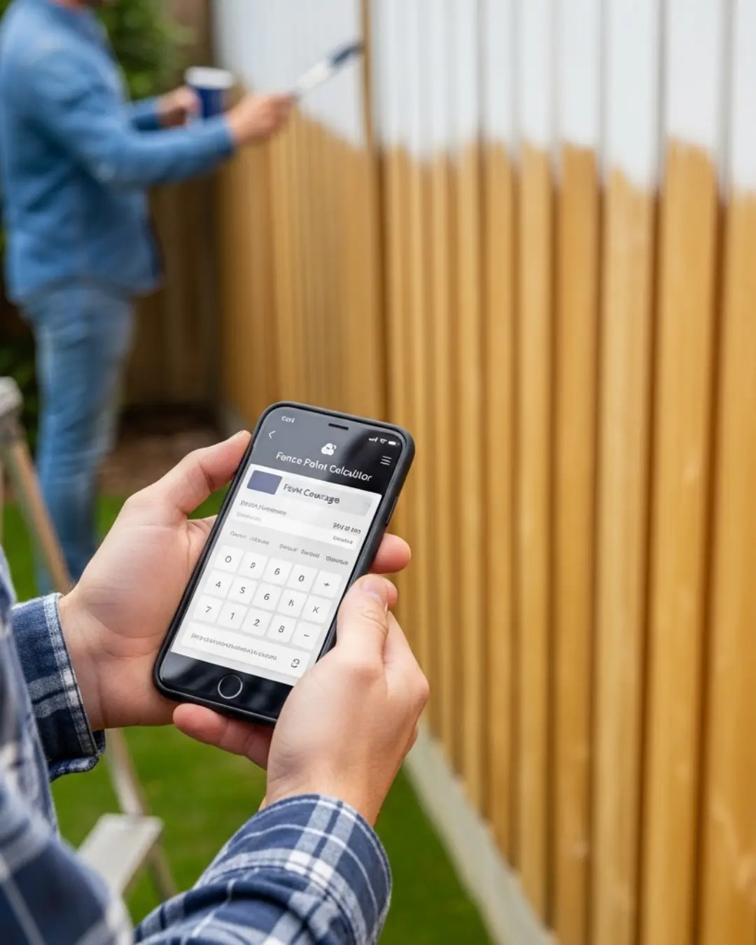A freshly painted white picket fence in front of a house