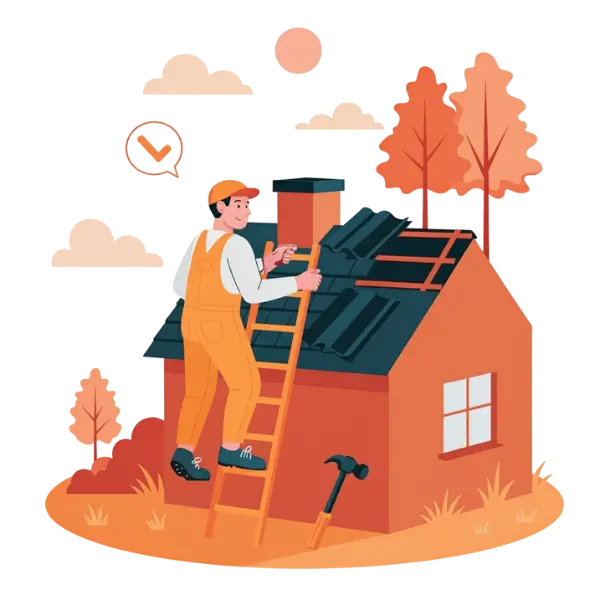 Roof insulation work